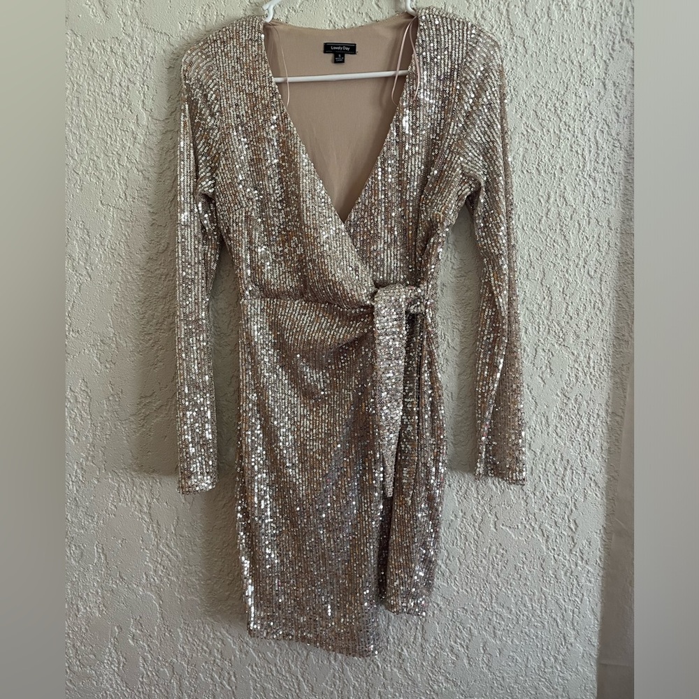 Glam tie dress